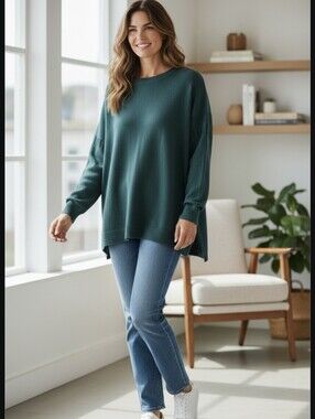 Escritura
100% Cashmere Oversized Sweater – Medium | Luxury Soft & Timeless Styl